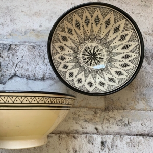 Marokkansk keramikskål - Jana, fra 25 cm i dia.