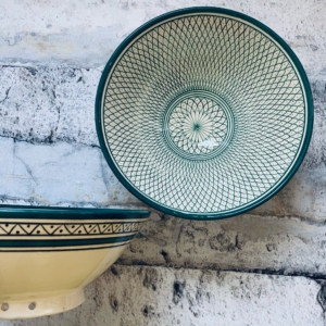 Marokkansk keramikskål - Paja, fra 25 cm i dia.
