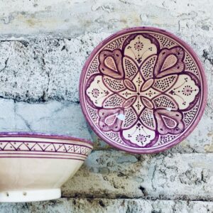 Marokkansk keramikskål - Selma, fra 25 cm i dia.