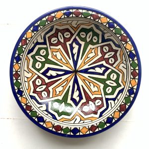 Marokkansk keramikfad 25 cm i dia - Sif