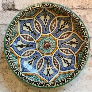 Marokkansk keramikfad, 40 cm i dia. - Abbie