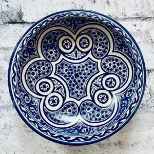 Marokkansk keramik fad 35 cm i dia - Bina