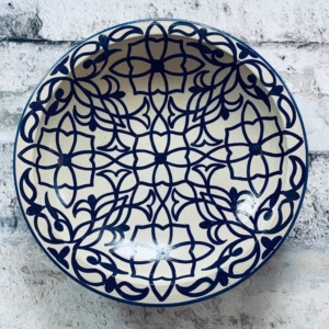 Marokkansk keramikfad 35 cm i dia. - Mashia