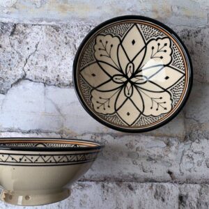 Marokkansk keramikskål - Carlotta, fra 25 cm i dia.