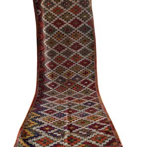 Vintage kelim tæppe, vævet i Tyrkiet - Mål: 116 x 323 cm