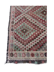 Vintage kelim tæppe, vævet i Tyrkiet - Mål: 167 x 365 cm