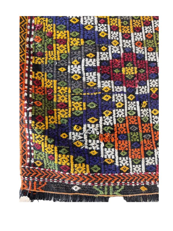 Vintage kelim tæppe, vævet i Tyrkiet - Mål: 116 x 323 cm