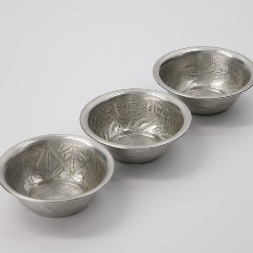 Bowl, Tura, Antique silver - 3 stk