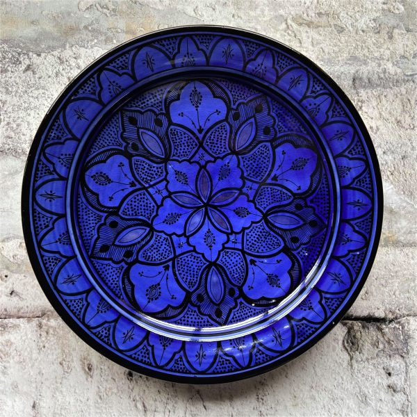 Marokkansk keramikfad 35 cm i dia. - Arianna