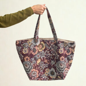 Stor håndlavet stof­taske, No2