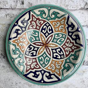 Marokkansk keramikfad 35 cm i dia. - Melanie