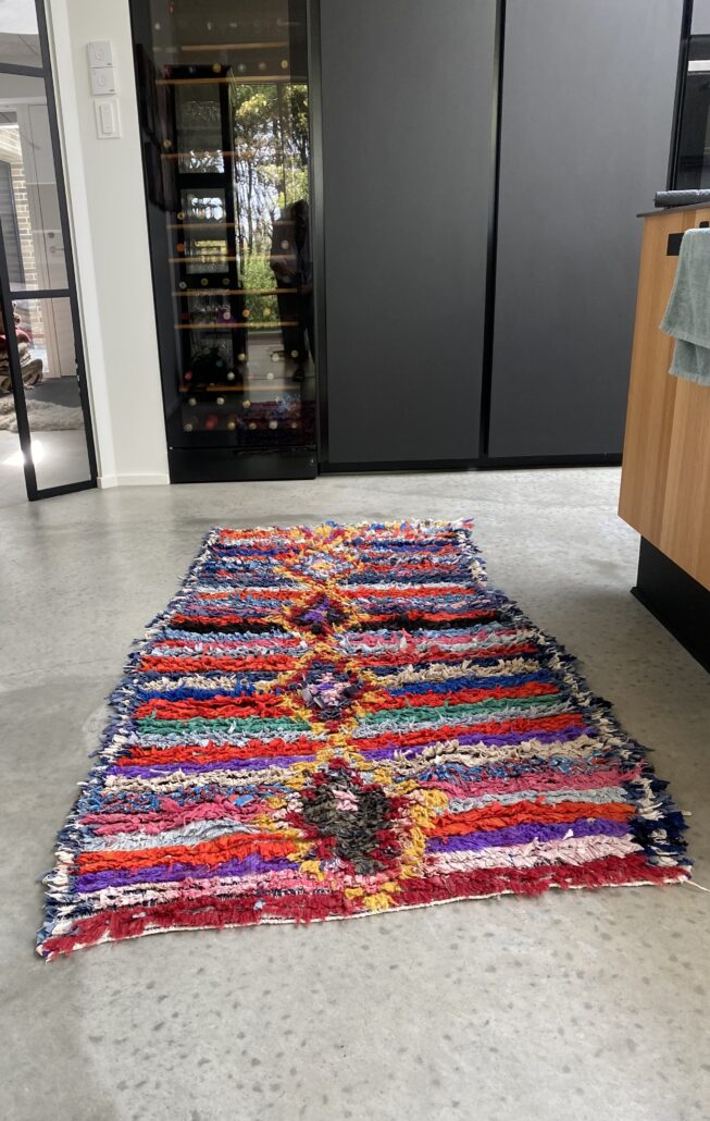 Marokkansk tæppe No9 - 80 x 180 cm.