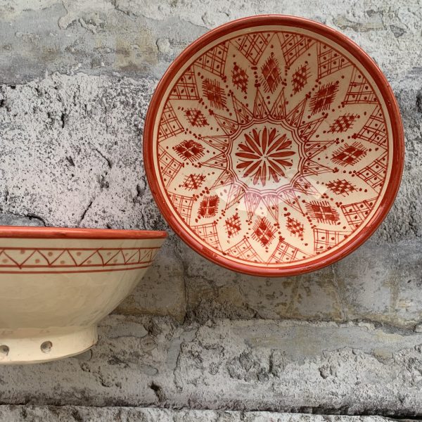 Marokkansk keramikskål - Rita, flere størrelser.