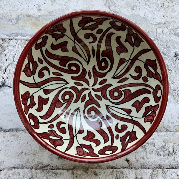 Marokkansk keramikskål - Ruby