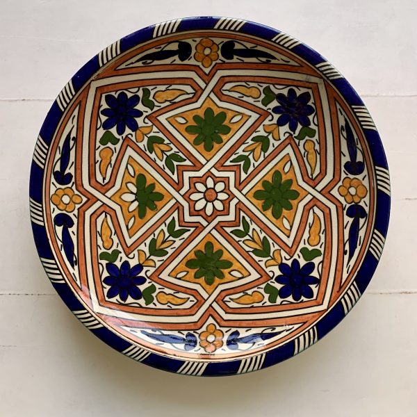 Marokkansk keramikfad 35 cm i dia. - Ruka