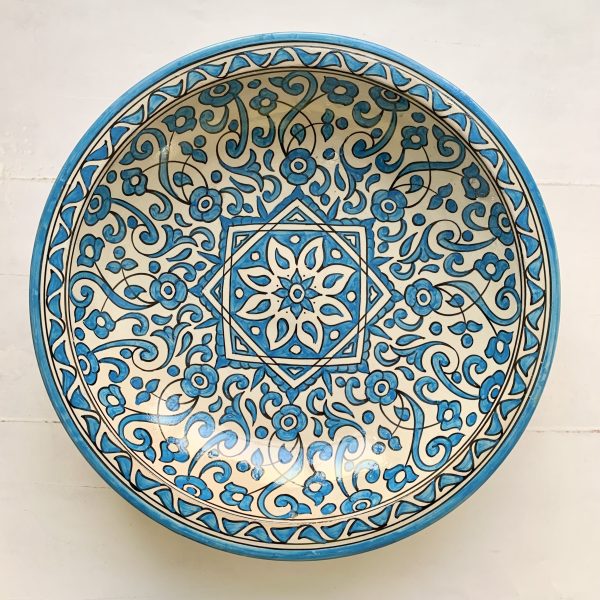 Marokkansk keramikfad, 40 cm i dia. - Livia