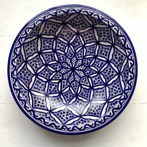 Marokkansk keramikfad 35 cm i dia. - Annie