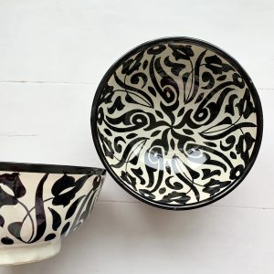 Marokkansk keramikskål - Blackbird