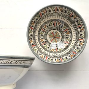 Marokkansk keramikskål - Iben, fra 25 cm i dia.