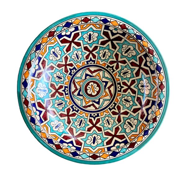 Marokkansk keramikfad, 40 cm i dia. - Babett