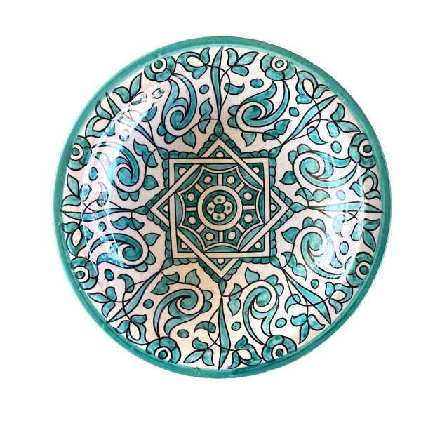 Marokkansk keramikfad 35 cm i dia. - Azura
