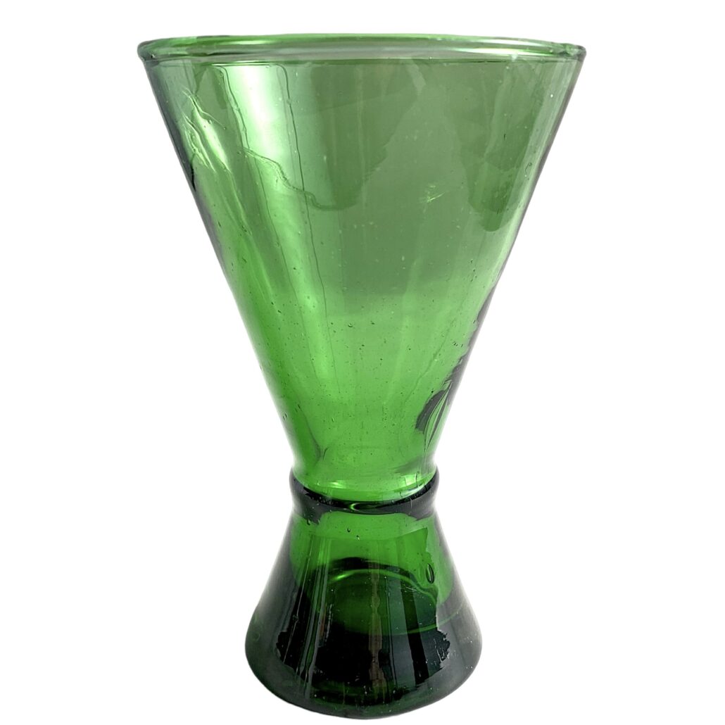 Marokkanske mundblæste glas – 6 stk. GREEN BELDI WINE